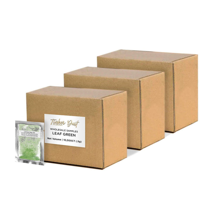Leaf Green Tinker Dust Glitter Sample Packs Wholesale | Bakell