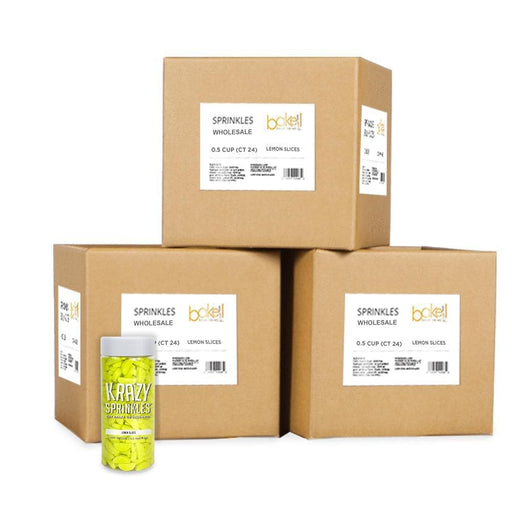 Lemon Slices Shaped Sprinkles Wholesale (24 units per/ case) | Bakell