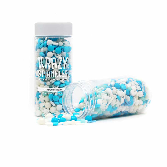 Let It Snow Sprinkles Mix-Krazy Sprinkles_HalfCup_Google Feed-bakell