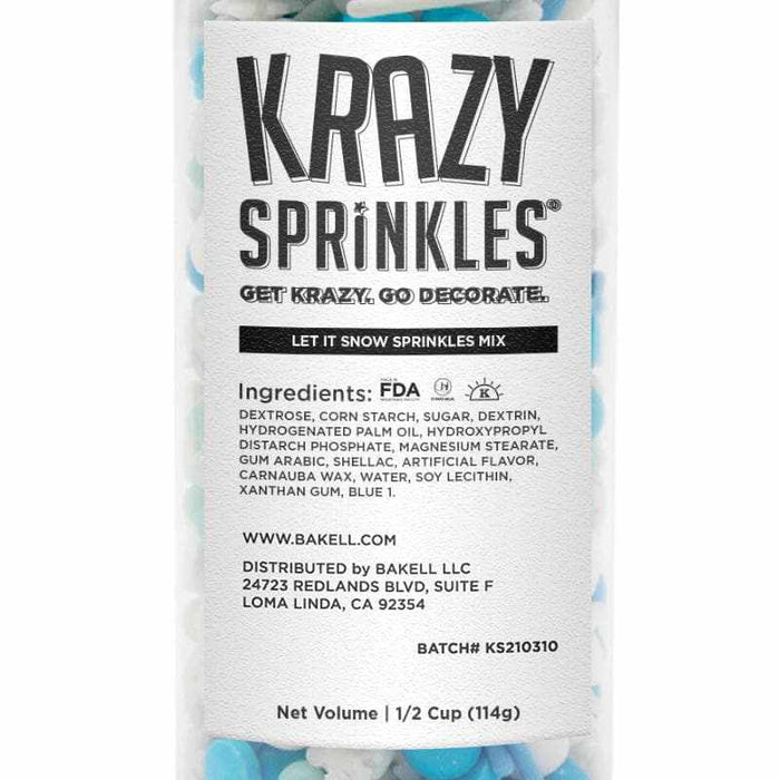 Let It Snow Sprinkles Mix-Krazy Sprinkles_HalfCup_Google Feed-bakell
