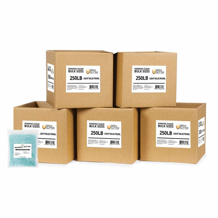 Bulk Size Light Blue Cocktail Rimming Sugar | Bakell