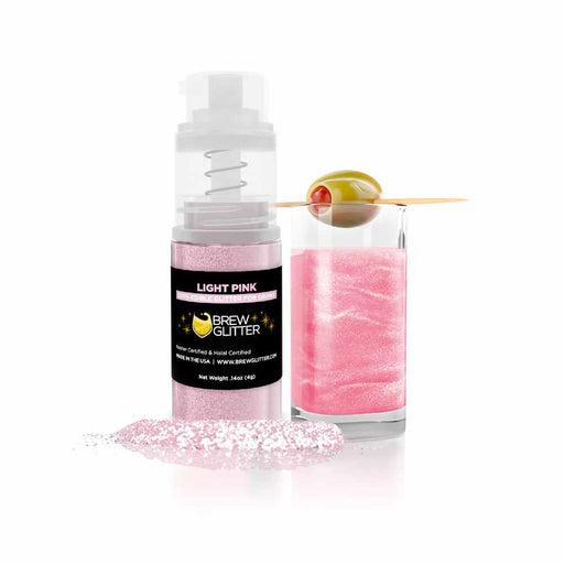 Epoacht Edible Glitter for Drinks 4g – Premium Beverage & Cocktail Sparkle  – Perfect for Cakes & Desserts – Pink Shimmer – The Ultimate Drink and Cake