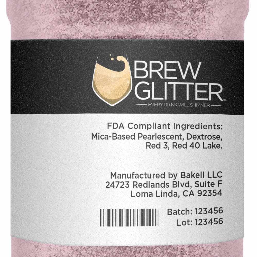 Light Pink Brew Glitter® | #1 Brand for beer, cocktail & wine glitter!