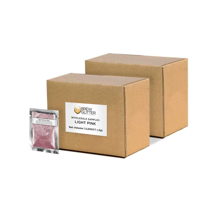 Light Pink Brew Glitter Sample Packs Wholesale | Bakell