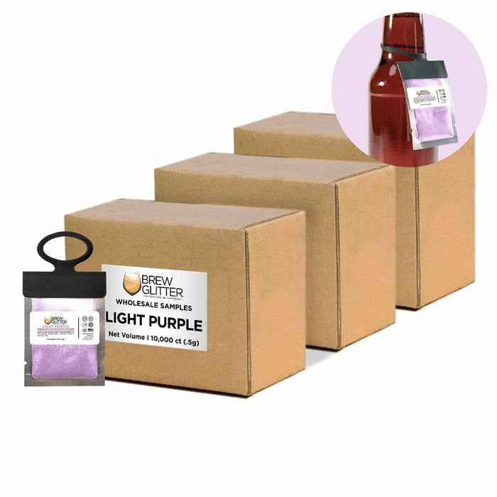 Light Purple Wholesale Brew Glitter Hang Tag Neckers | Bakell