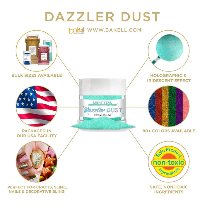 Light Teal Dazzler Dust® Private Label-Private Label_Dazzler Dust-bakell