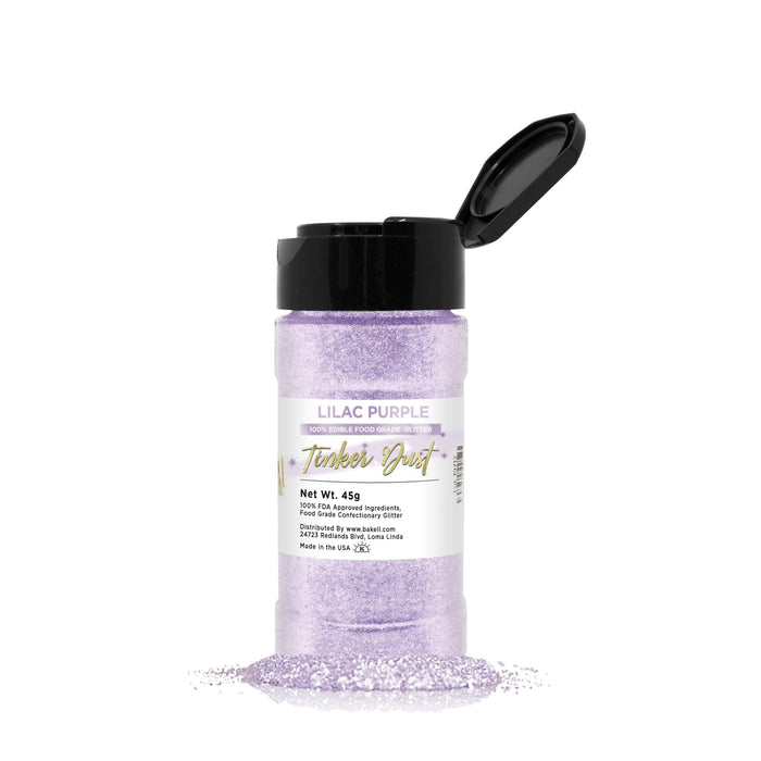 Lilac Purple Tinker Dust® Edible Glitter 45g Shaker | Bakell.com