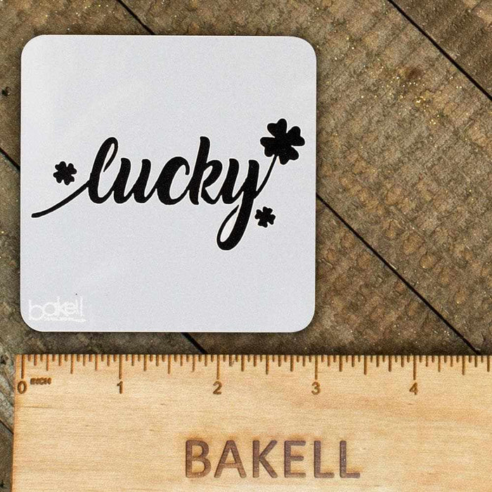 Buy Lucky Text Stencil - Feel Lucky Irish Stencil From $4.89 - Bakell