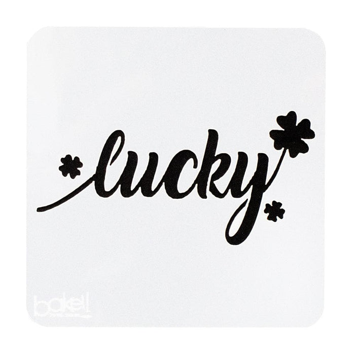 Buy Lucky Text Stencil - Feel Lucky Irish Stencil From $4.89 - Bakell