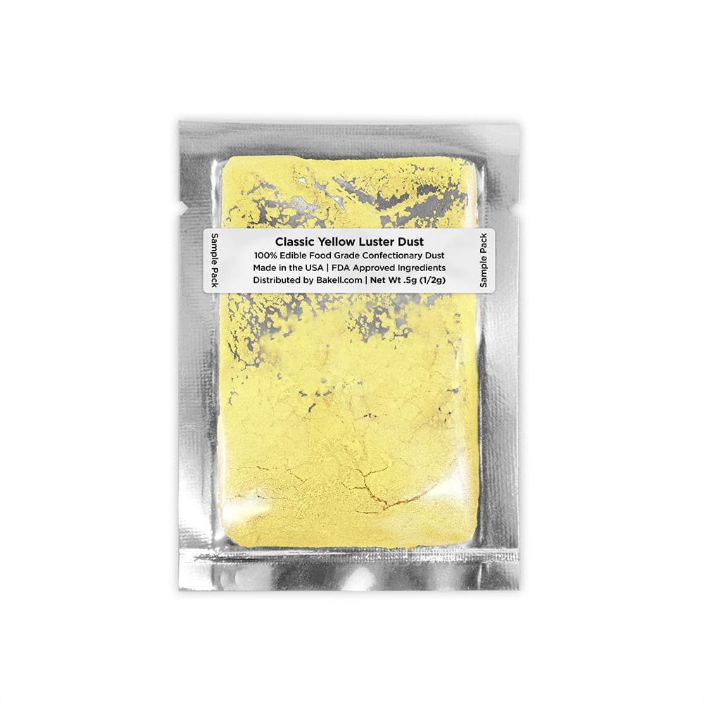 Slofoodgroup Shimmer Gold Luster Dust| Shimmer Gold Colored Edible Glitter, 5 Gram Bottle