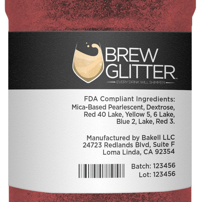 Maroon Brew Glitter Private Label | Bakell