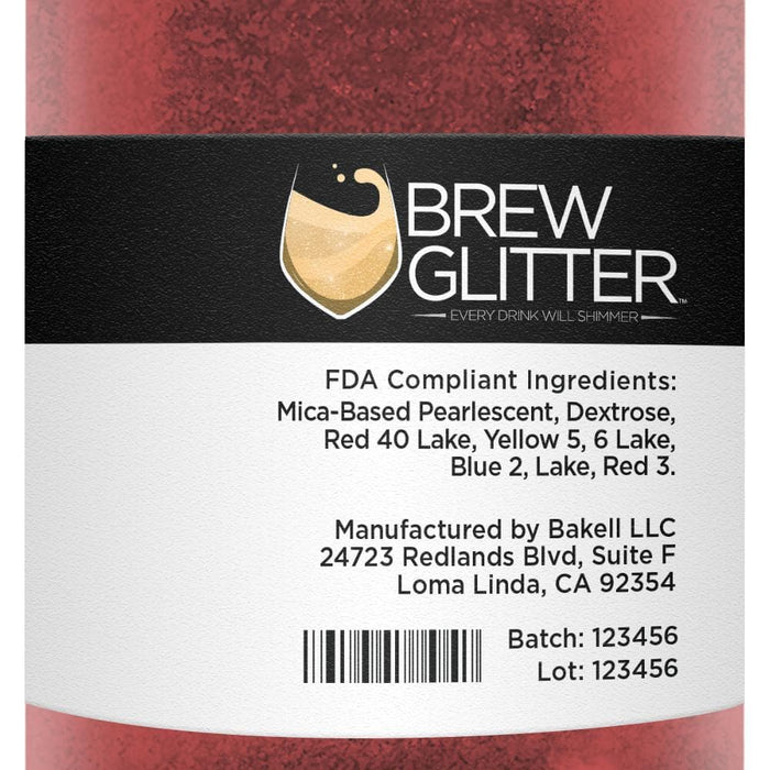 Maroon Brew Glitter Private Label | Bakell