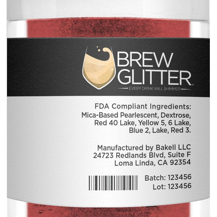 Maroon Brew Glitter Private Label | Bakell