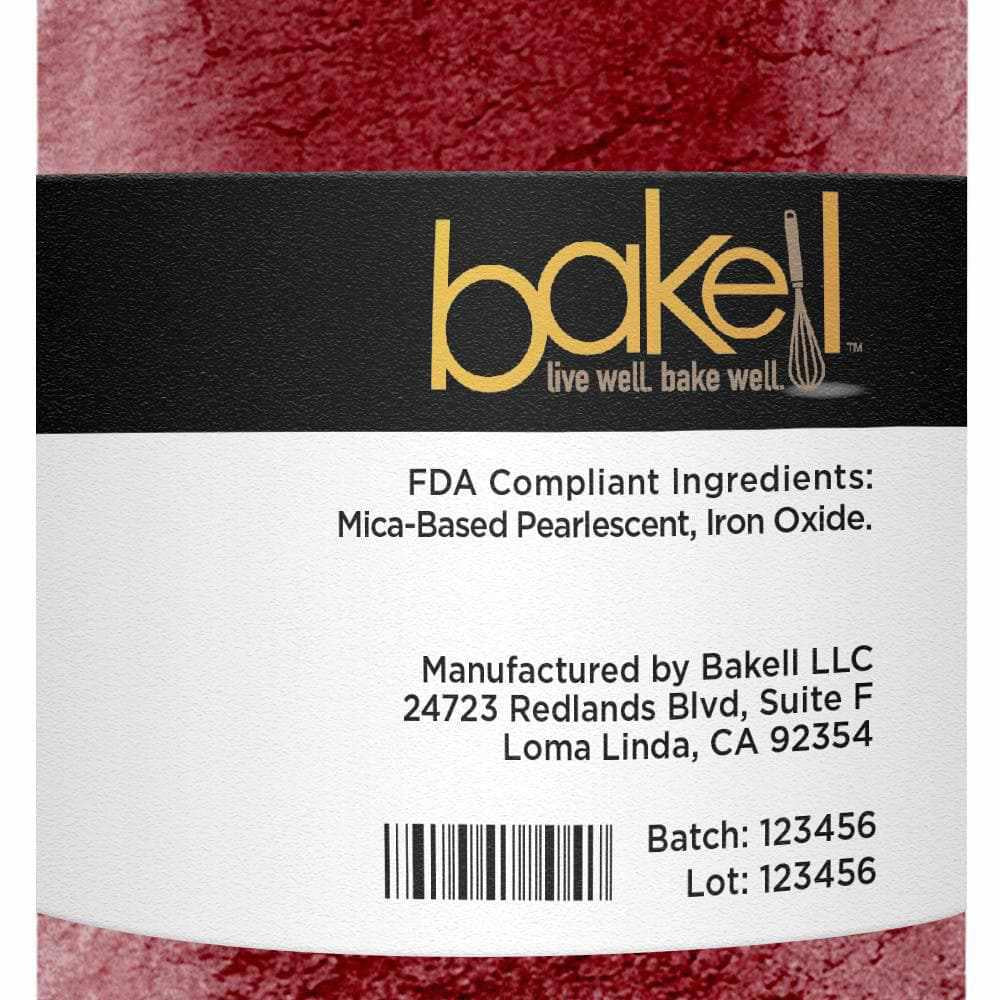 Maroon Highlighter Metallic Luster Dust | FDA & Kosher Pareve | Bakell.com