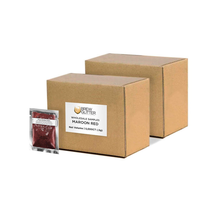 Maroon Red Brew Glitter Sample Packs Wholesale | Bakell
