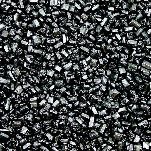 Metallic Black Pearl Sugar Rocks Sprinkles-Krazy Sprinkles_HalfCup_Google Feed-bakell