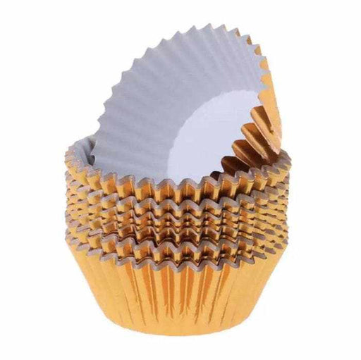 Metallic Orange Cupcake Wrappers & Liners  | Bakell® Baking Products