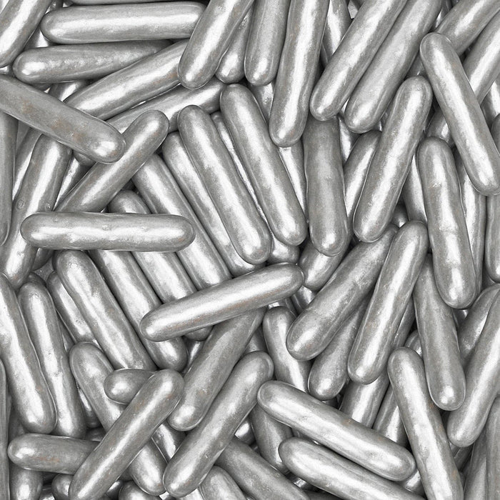 Metallic Silver Rods Sprinkles-Krazy Sprinkles_HalfCup_Google Feed-bakell