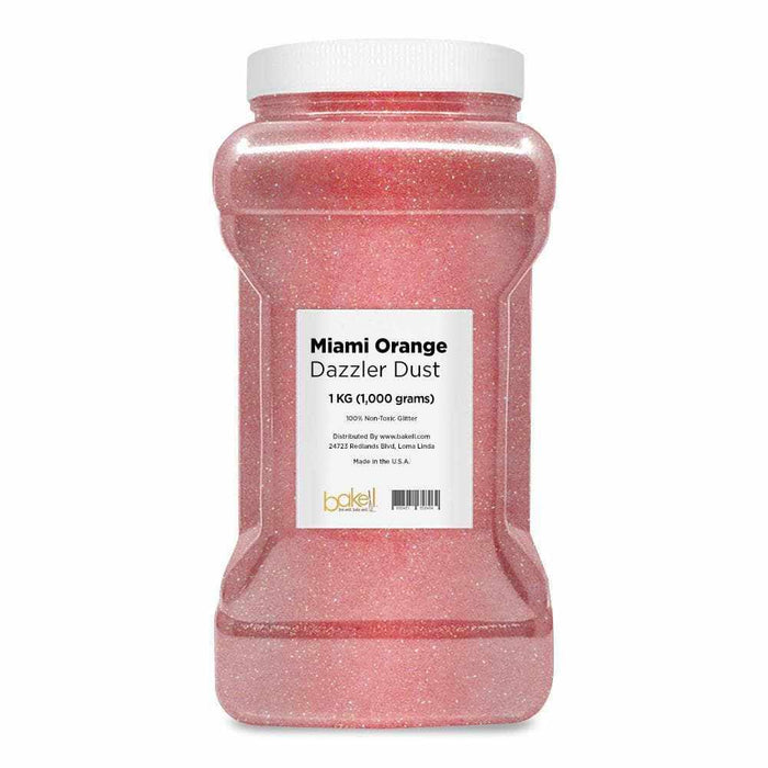 Bulk Size 25g Miami Orange Dazzler Dust | Bakell