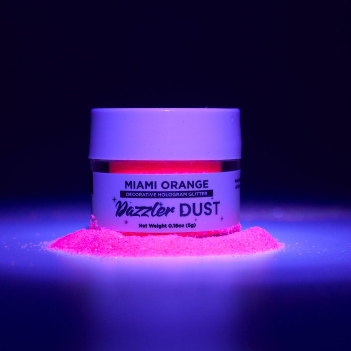 Bulk Size 25g Miami Orange Dazzler Dust | Bakell