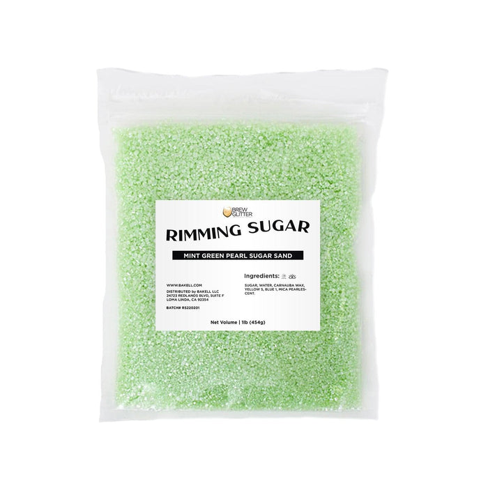 Buy Mint Green Cocktail Rimming Sugar - Mint Green Sugar - Bakell