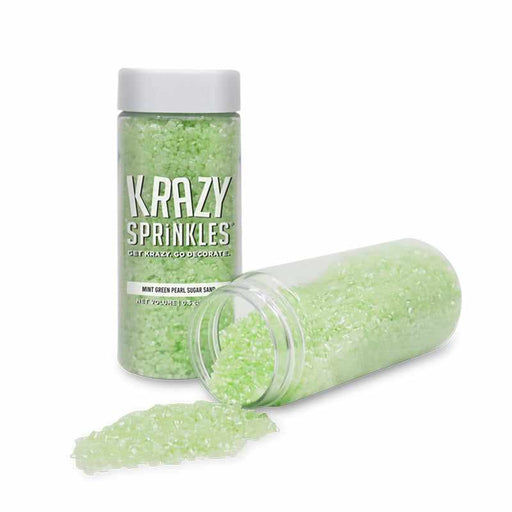 Mint Green Pearl Sugar Sand Sprinkles-Krazy Sprinkles_HalfCup_Google Feed-bakell
