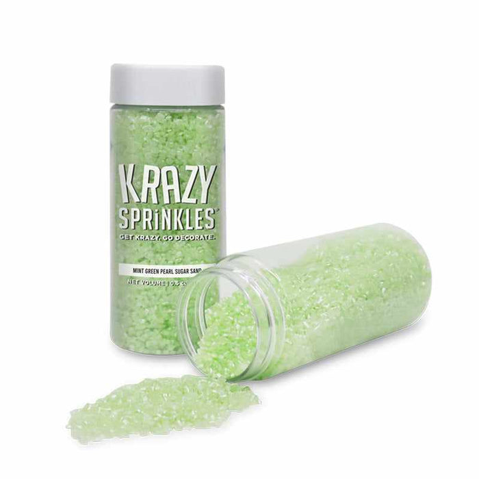 Mint Green Pearl Sugar Sand Sprinkles-Krazy Sprinkles_HalfCup_Google Feed-bakell
