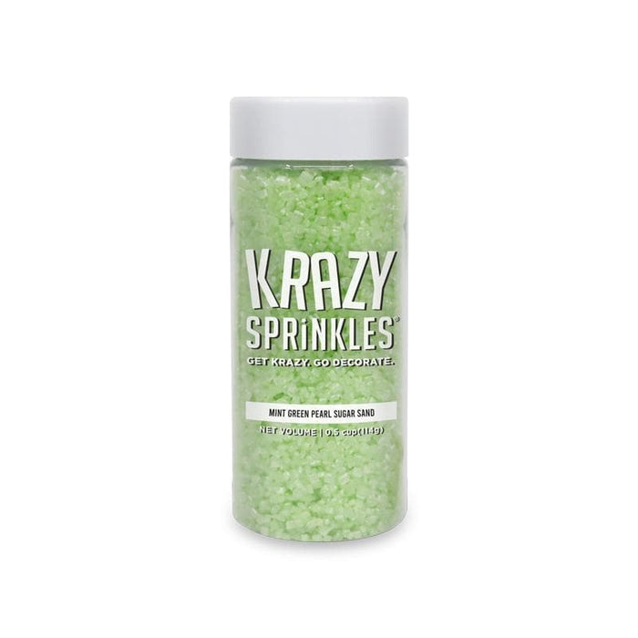 Mint Green Pearl Sugar Sand Sprinkles-Krazy Sprinkles_HalfCup_Google Feed-bakell