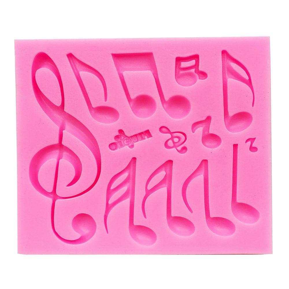 13 Shaped Music Note Molds - Silicone Musical Notes - Bakell.com — Bakell®