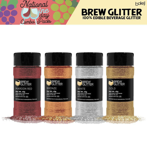 Wine Day Brew Glitter Bronze Combo Pack A  | Bakell