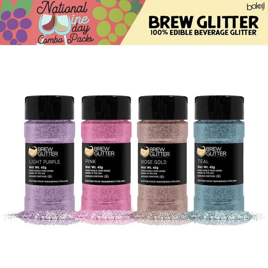 Wine Day Brew Glitter Purple Combo Pack B | Bakell