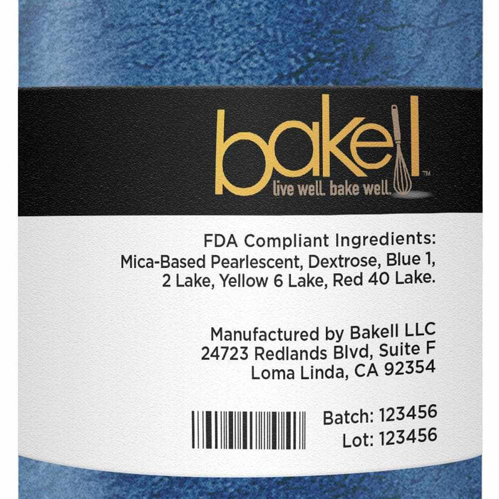 Navy Blue Luster Dust | 100% Edible & Kosher Pareve | Wholesale | Bakell.com