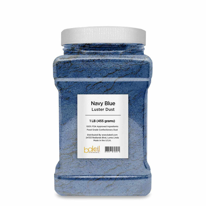 Navy Blue Luster Dust | 100% Edible & Kosher Pareve | Wholesale | Bakell.com