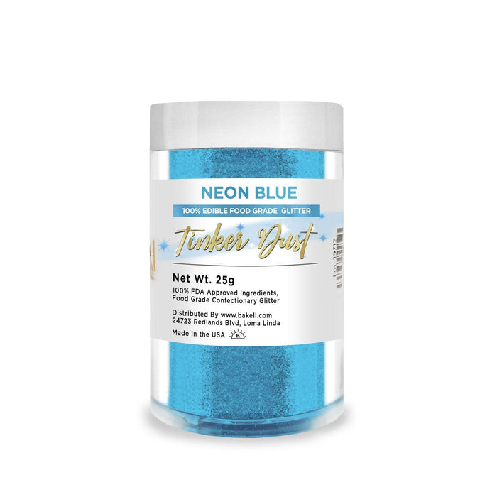 Shop Bulk Size Neon Blue Tinker Dust Glitter | Free Delivery | Bakell