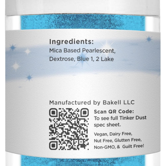Shop Bulk Size Neon Blue Tinker Dust Glitter | Free Delivery | Bakell