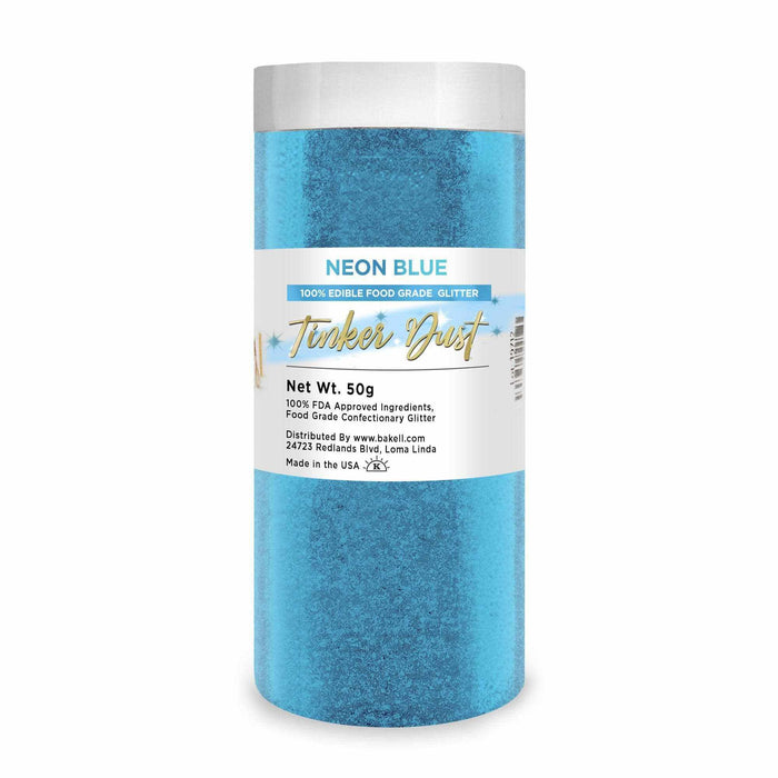 Shop Bulk Size Neon Blue Tinker Dust Glitter | Free Delivery | Bakell
