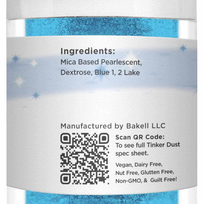 Neon Blue Tinker Dust Glitter Private Label | Bakell
