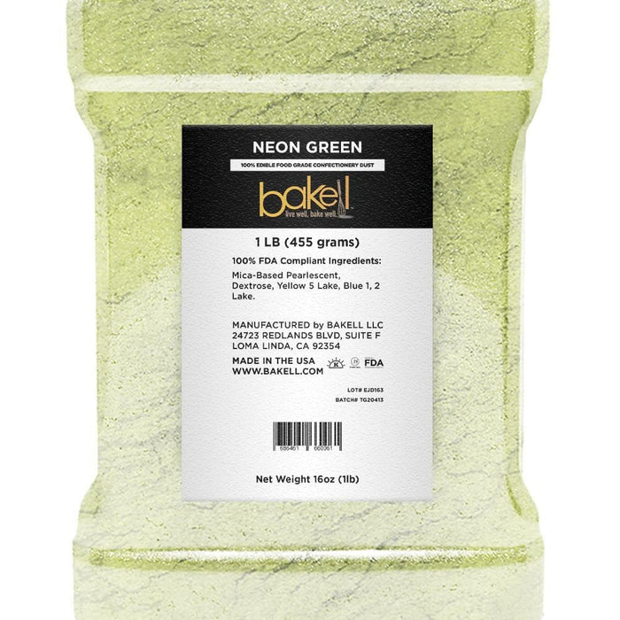 Neon Green Luster Dust Wholesale | Bakell