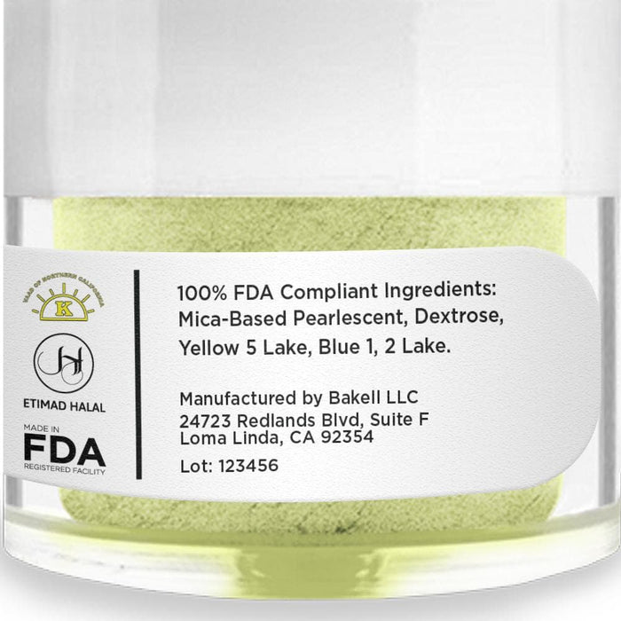 Neon Green Luster Dust Wholesale | Bakell