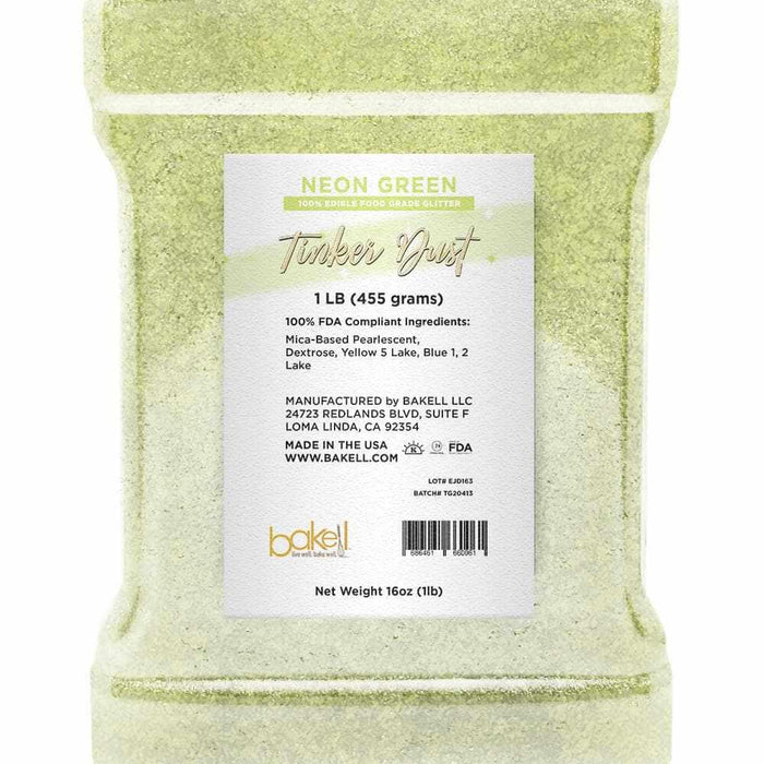 Neon Green Tinker Dust Glitter Wholesale | Bakell