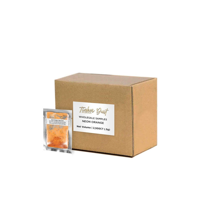 Neon Orange Tinker Dust Glitter Sample Packs Wholesale | Bakell