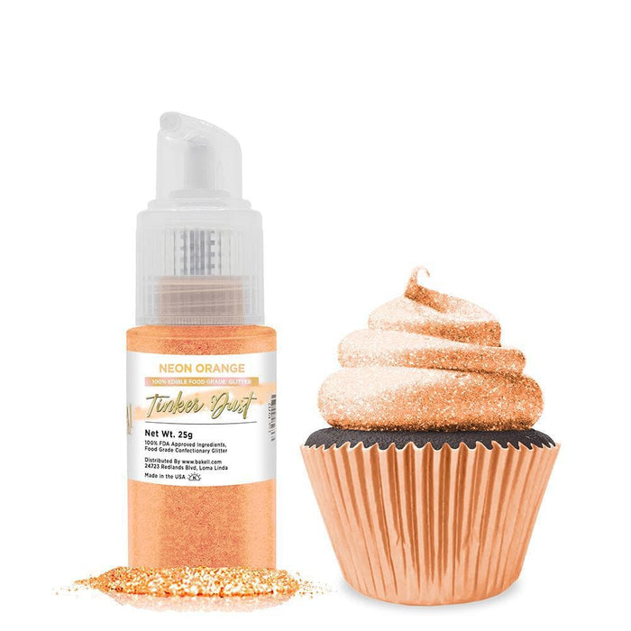 Neon Orange Tinker Dust® Glitter Spray Pump by the Case | Private Label-Private Label_Tinker Dust Pump-bakell
