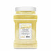 1LB bulk container of Neon Yellow Tinker Dust® edible glitter with white lid.