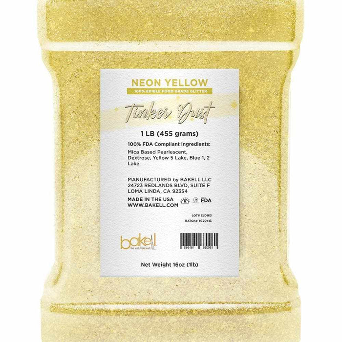 Buy Bulk Size Neon Yellow Tinker Dust | Free Shipping | Bakell