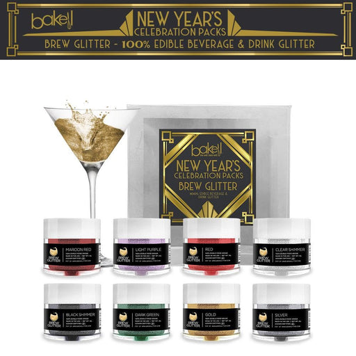 New Year's Collection Brew Glitter Combo Pack A (8 PC SET) - Bakell