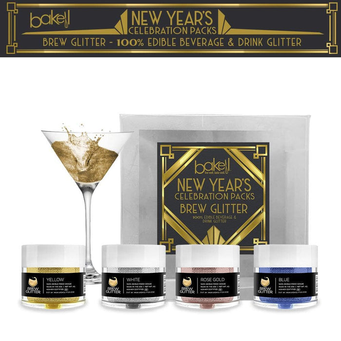 New Year's Collection Brew Glitter Combo Pack B (4 PC SET) - Bakell
