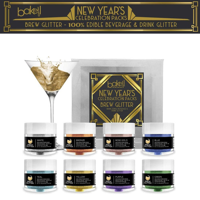 New Year's Collection Brew Glitter Combo Pack B (8 PC SET) - Bakell