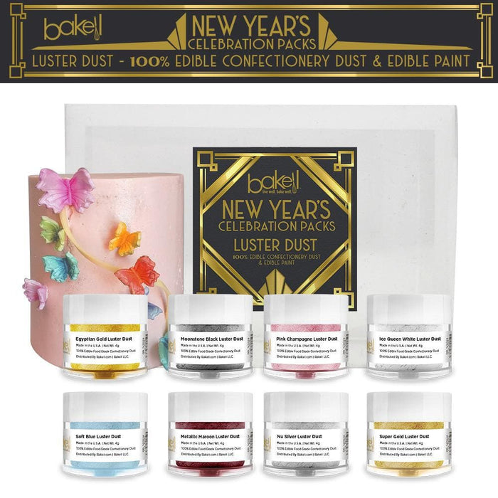 New Year's Collection Luster Dust Combo Pack A (8 PC SET) - Bakell