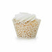 Off-White Lace Floral Cupcake Wrappers & Liners | Bakell.com