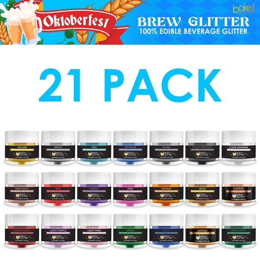 Oktoberfest Eins, Zwei, Drei, G'suffa Brew Glitter Combo Pack (21 PC SET)-Brew Glitter_Pack-bakell